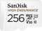 SanDisk High Endurance - microSDXC 256GB - UHS-I Klasse 10 - Wit