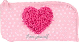 School Pennenetui - Love Yourself - Roze (23 x 11 x 1 cm)