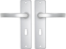 AXA Edge Basic Blok - Deurbeslagset Binnendeur - Sleutelgat SL55 - Aluminium Zwart