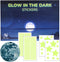 Nuvance - Glow in the Dark Sterren en Maan - 442 Stickers - Kinderkamer