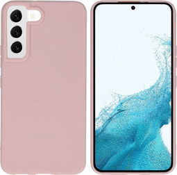 iMoshion Hoesje Geschikt voor Samsung Galaxy S22 Hoesje Siliconen - iMoshion Color Backcover - lichtroze