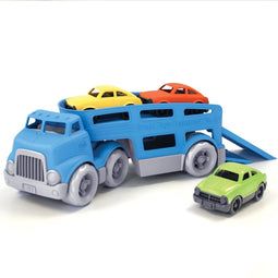 Green Toys vrachtwagen met 3 auto's