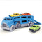 Green Toys vrachtwagen met 3 auto's