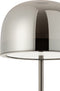 J-Line Lamp Staand Topja Glas/Metaal Zilver