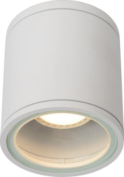 Lucide AVEN - Plafondspot IP65 - Ø 9 cm - 1xGU10 - Wit