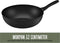 COOCK Wokpan Inductie 32cm - Keramische Anti-Aanbaklaag - Gerecycled Aluminium - Zwart