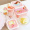 Back to school set - Drinkfles / 4 Snackdozen / Lunchbox - Zeemeermin - A Little lovely company