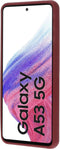 Mobiparts Samsung Galaxy A53 (2022) 5G - Silicone Cover - Krasbestendig - Plum Red