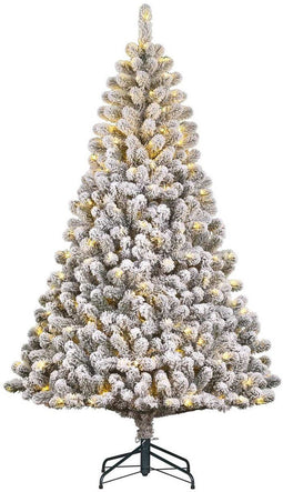 Black Box Kunstkerstboom Charlton - 91x91x155 cm - PVC - Besneeuwd,Groen