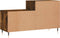 vidaXL - Schoenenkast - 102x36x60 - cm - bewerkt - hout - gerookt - eikenkleurig