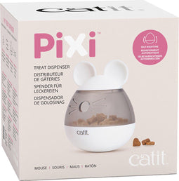 Catit - Ca Pixi Treat Dispenser Mouse - 8x8x10cm Wit