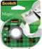 Plakband Scotch Magic 810 19mmx25m onzichtbaar + afroller | Blister a 1 stuk