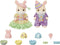 Sylvanian Families 5691 Vrolijk pasen set- 2 fluweelzachte speelfiguren- konijnen