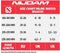 Nijdam Red Raider - 2-in-1 Combo Skeelers - Verstelbaar 37-40 - Zwart/Rood