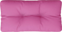 vidaXL - Palletkussen - 70x40x12 - cm - stof - roze
