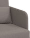 vidaXL - ligbedbank - 2-in-1 - taupe - 65x80x83 - cm - stof