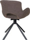 House Nordic Eetkamerstoel Amorim Bouclé Mushroom Draaibaar