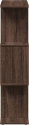 vidaXL - Kamerscherm - / - boekenkast - 3-laags - 70x24x97 - cm - hout - bruin - eiken