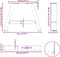 vidaXL - Salontafelpoten - 2 - st - A-vormig - 50x(30-31) - cm - staal - antraciet