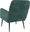 VDXL Fauteuil 62x79x79 cm fluweel donkergroen