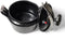 Royal Swiss® Snelkookpan 28 cm - 11 Liter Aluminium Zwart - Duurzaam en Snel - Geschikt voor Alle Warmtebronnen - Perfect voor Gezonde Maaltijden