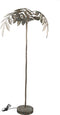 PTMD Floren Vloerlamp Palm - H174 x Ø78 cm - Metaal - Koper