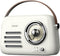 Savio RS-02 - Draagbare Radio - FM-Radio Bluetooth 5.3 - Wit