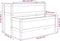 vidaXL - Plantenbak - 110x84x75 - cm - massief - grenenhout
