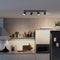 Philips Kosipo - opbouwspot - 4-lichts - zwart
