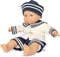 Konges Sløjd Poppenkleding set matrozenpak - Blues - 35 cm - Kleding set - Organisch katoen