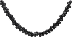 vidaXL - Kerstslinger - ballen - 175 - cm - polystyreen - zwart