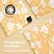imoshion Tablet Hoes - Geschikt voor iPad Pro 11 (2022) / Pro 11 (2021) / Pro 11 (2020) / Pro 11 (2018) - 360° Draaibare Design Bookcase 2.0 - Yellow Flowers