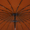 vidaXL - Parasol - met - aluminium - paal - 270 - cm - terracottakleurig