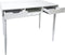 Bureau computertafel Stoer - sidetable hal of gang - industrieel moderne stijl - wit