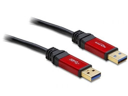 Delock - USB 3.0 A naar USB 3.0 A Kabel - 5 Gb/s - Zwart - 3 meter