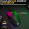 Bedrade gamingmuis - The G-Lab - KULT-COBALT - RGB - 12800 DPI - Zwart