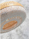 GOOD&MOJO Hanglamp Palawan - Bamboe/Wit - Ø40cm - Scandinavisch,Bohemian - Hanglampen Eetkamer, Slaapkamer, Woonkamer