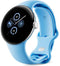 Google Pixel Watch 2 - Smartwatch - GPS - 5ATM - Zilverkleurig met blauw sportbandje