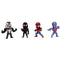 Jada - Marvel Beeldje - Set 4 stuks Spiderman - Metaal - 6 cm - Vanaf 8 jaar