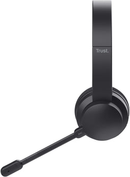 Trust Ayda - Hoofdtelefoon - Draadloos Bluetooth - Zwart