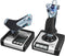 Logitech X52 H.O.T.A.S. - Flight Control Systeem - Verlichte Knoppen en LCD-Display - Wit Zilver Zwart