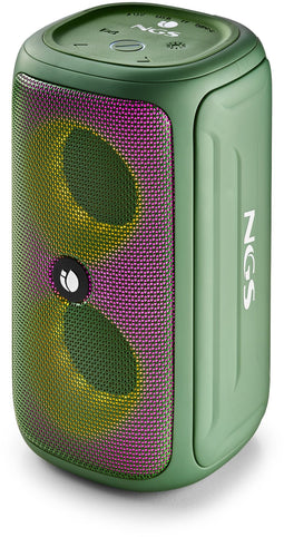 NGS ROLLER BEAST - Draadloze stereoluidspreker - 32 W - Groen