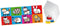 SES - My First - Mijn eerste vingerverf kaarten - 8 kaarten en 3 kleuren verf - hypoallergeen - makkelijk uitwasbaar