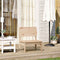 vidaXL - Tuinstoel - 60x52,5x72 - cm - massief - grenenhout