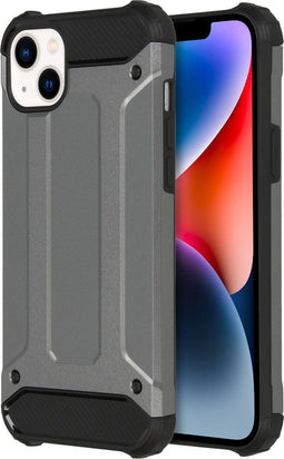 iMoshion Hoesje Geschikt voor iPhone 14 Plus Hoesje - iMoshion Rugged Xtreme Backcover - Donkergrijs