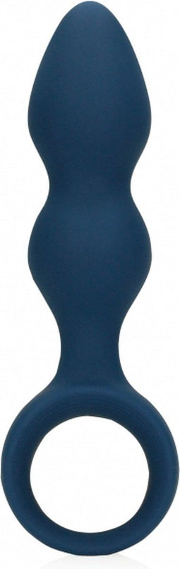 Shots - Loveline LOVE042BLU - Teardrop Shaped Anal Plug - Medium - Baltic Blue