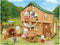 Sylvanian Families 5451 Blokhut aan het meer- te combineren met 5450 Boomhut( stapelen)