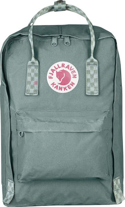 Fjallraven Kanken - Laptoprugzak 15 inch - Waterafstotend - Frost Green-Chess Pattern
