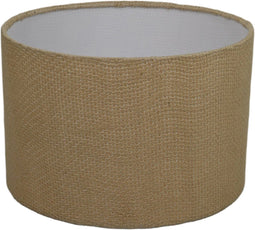 HSM Collection - Lampenkap Rond - ø42*28 - Jute - Wit