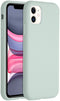 Accezz iPhone 11 - Liquid Silicone Backcover - Schokabsorberend - Lichtblauw